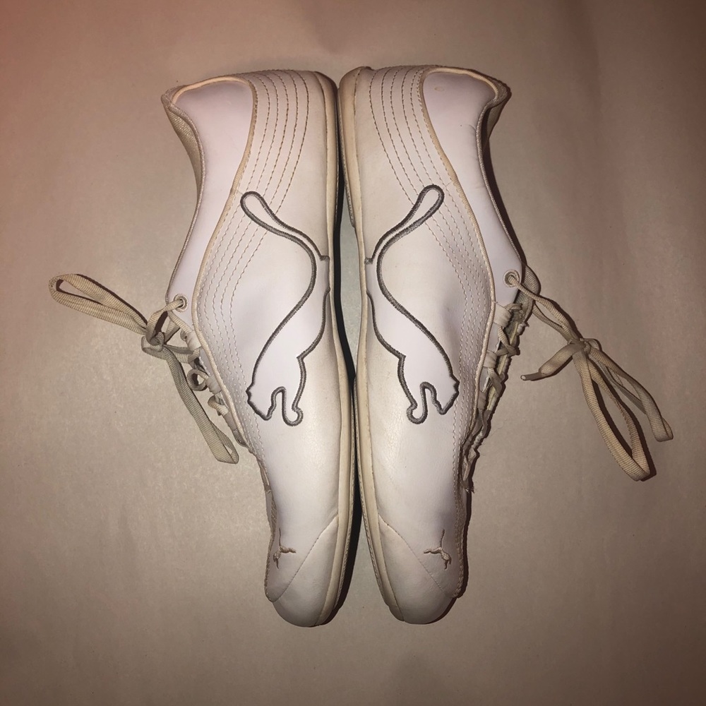 White Puma Sneakers Size 9